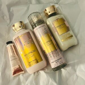 NEW Bath & Body Works Champagne Toast Bundle